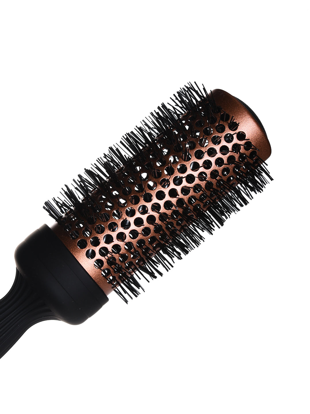 Mr Barber Copper Ceramic Barrel Hair Brush - 43 mm, Round Thermal Brush-Black & Copper/Blow Dry Brush - 1 Piece