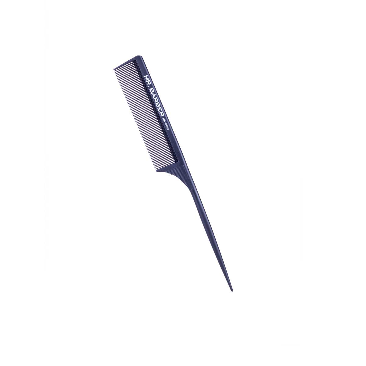 Mr. Barber MB-CO06 Rat Tail Carbon Comb | Heat-Resistant, Anti-Static Professional Hair Styling Comb - 1 Piece