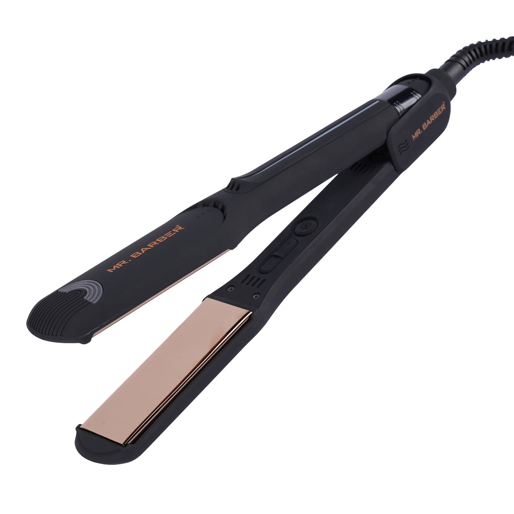 Mr. Barber Ultima Shine Pro Hair Straightener with Advanced Nano Titanium Technology & Fast Heating - 1 Piece
