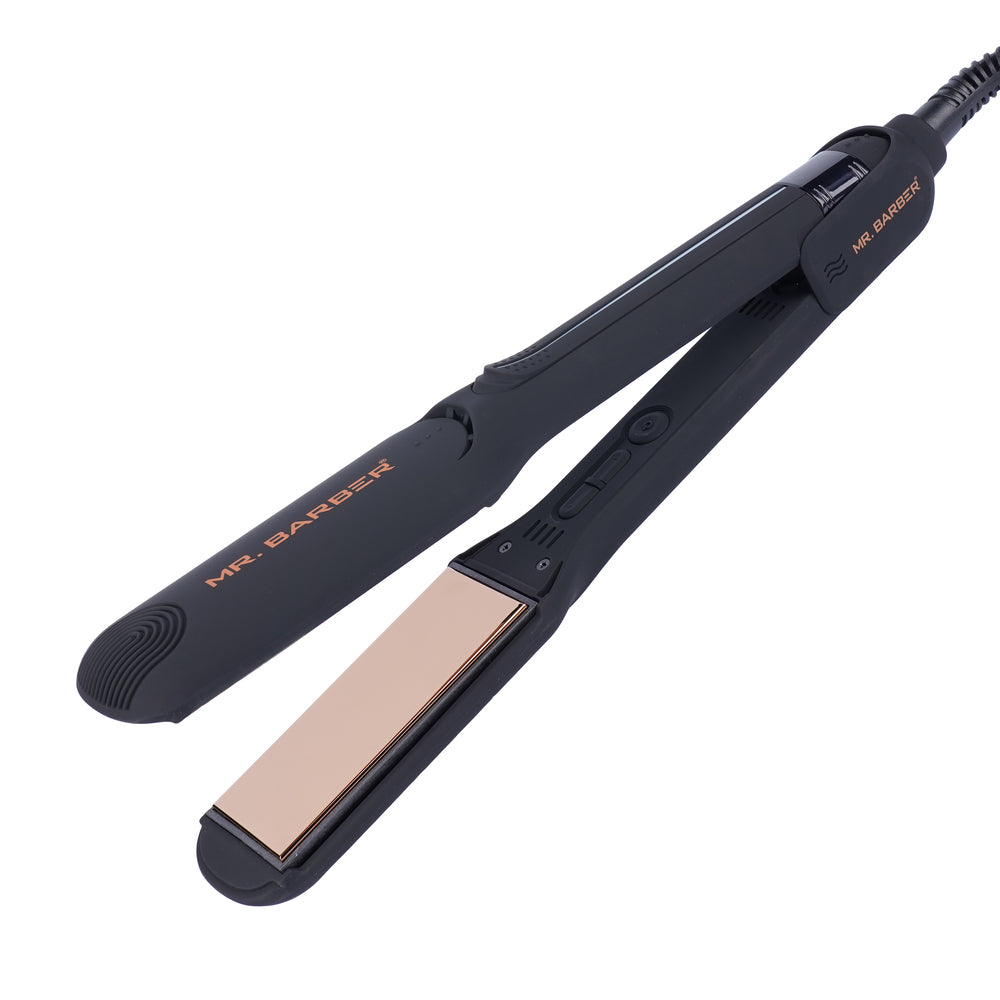 Barber Keratin Shine Pro Hair Straightener with Advanced Nano Titanium Technology Fast Heating Piece