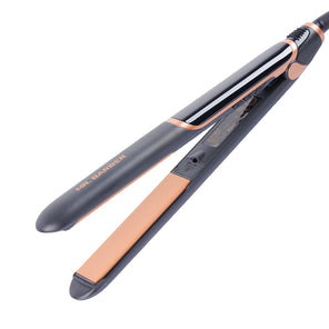 Mr. Barber Ultra Straits Pro Hair Straightener With Anti-Static Technology & Flat Ceramic Iron (Black) - 1 Piece