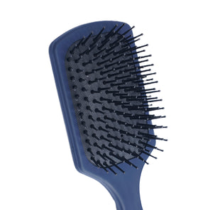Mr. Barber Flat Mate Small Paddle Brush – Blue | Professional Detangling & Styling Brush for Women, Men & Kids - 1 Piece