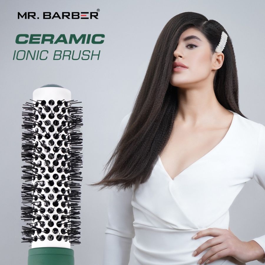 Buy Barber Green Ceramic Ion Thermal Brush 25mm Upto 30% Off