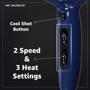 Mr. Barber Infinity Pro Hair Dryer (Blue) - 1 Piece