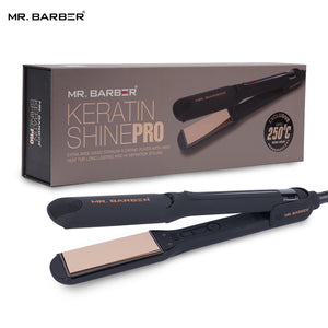 Mr. Barber Keratin Shine Pro Hair Straightener with Advanced Nano Titanium Technology & Fast Heating - 1 Piece