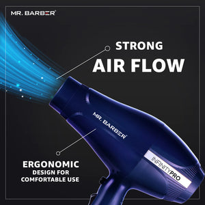 Mr. Barber Infinity Pro Hair Dryer (Blue) - 1 Piece