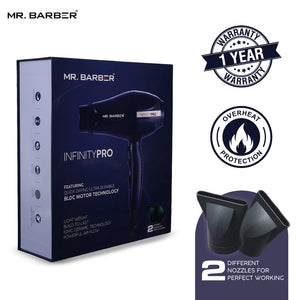 Mr. Barber Infinity Pro Hair Dryer (Blue) - 1 Piece