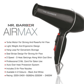Mr Barber Airmax Hair Dryer