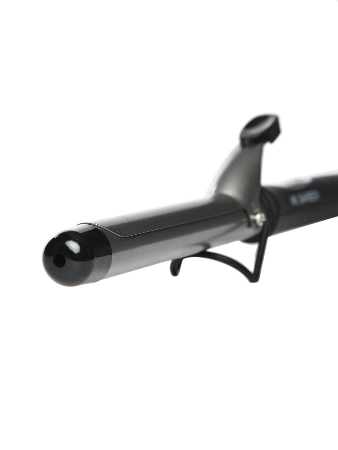 Mr. Barber Curl On Curling Tong 28mm Ceramic Infused Barrel, Hair Curling Tong - Black Hair Curler - 1 Piece