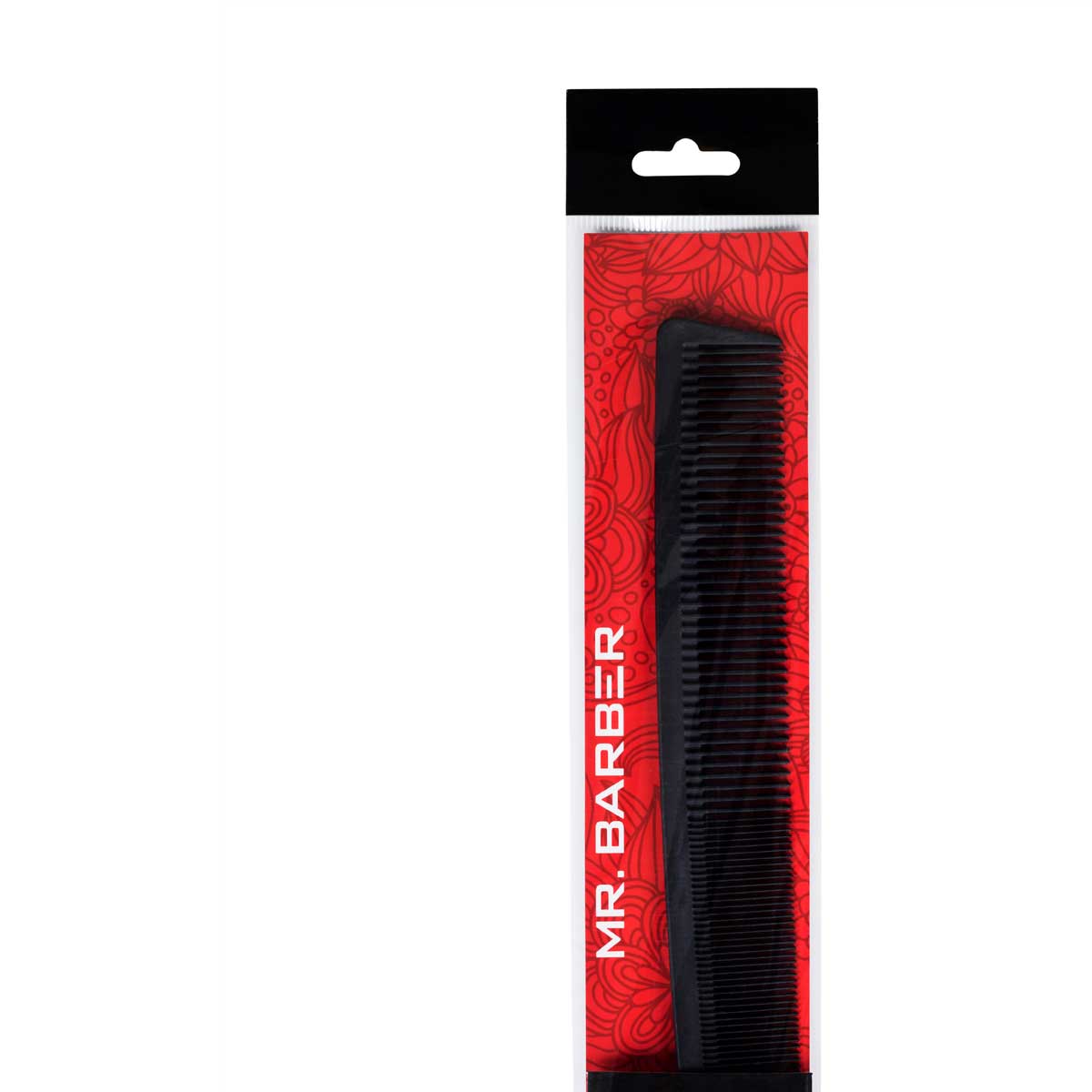 Mr. Barber Carbon Comb MB-CO01 | Heat-Resistant Professional Hair Styling Comb with Rounded Tips (1 Piece)
