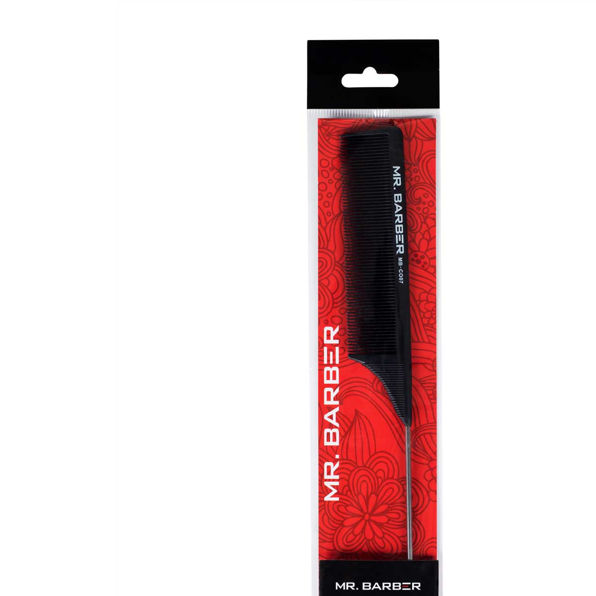 Mr. Barber Pin Tail Comb MB-CO07 | Professional Precision Hair Styling & Sectioning Comb (1 Piece)