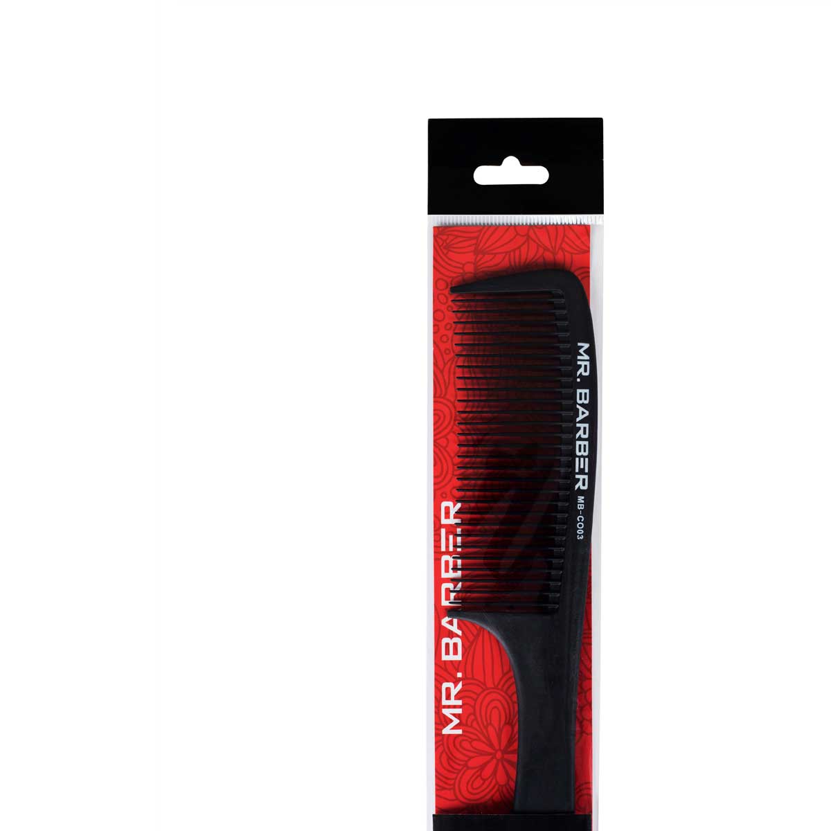 Mr. Barber Wide Tooth Detangling Comb MB-CO03 | Gentle Hair Detangler for Curly & Thick Hair (1 Piece)