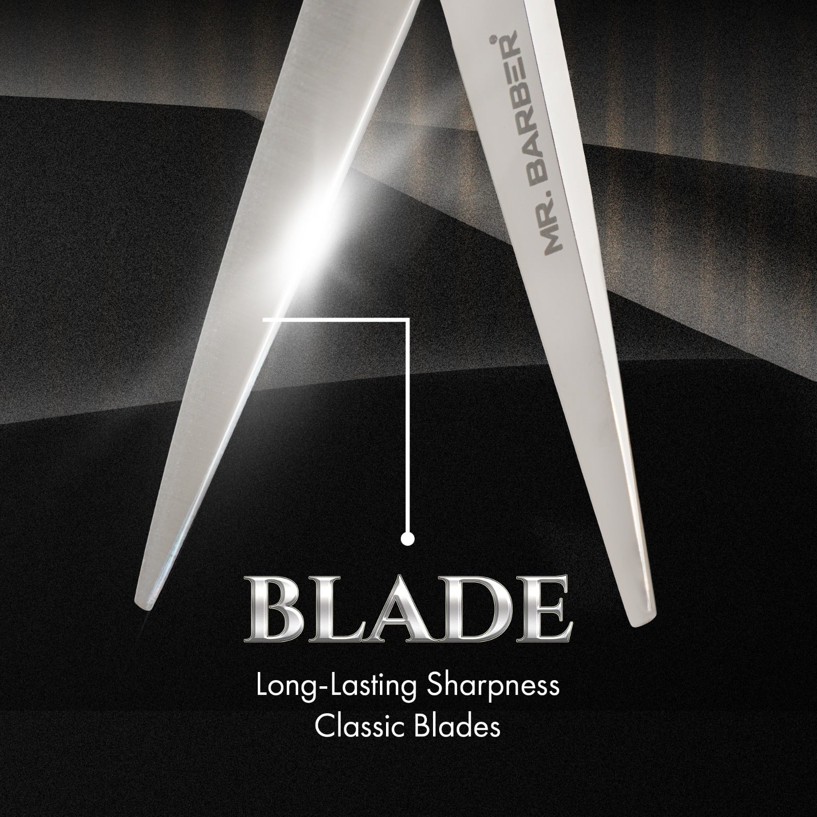 Mr. Barber Classic Dragon Edge Hair Cutting Scissor – Premium Professional Salon Scissors with High-Quality Special Steel, Pivot Screw System, and Golden Dragon Handle (5.5 Inch)