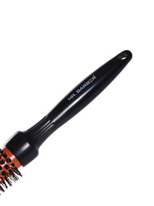 Mr. Barber 25 mm Ceramic Round Brush Large Ceramic Ion Thermal Barrel for Sleek Precise Heat Styling and Maximum Volume - 1 Piece