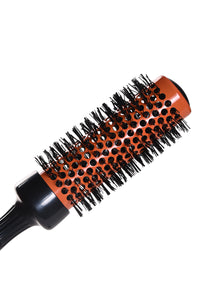 Mr. Barber 33 mm Ceramic Round Brush Large Ceramic Ion Thermal Barrel for Sleek Precise Heat Styling and Maximum Volume - 1 Piece