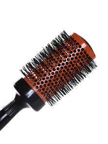 Mr. Barber 53 mm Ceramic Round Brush Large Ceramic Ion Thermal Barrel for Sleek Precise Heat Styling and Maximum Volume - 1 Piece