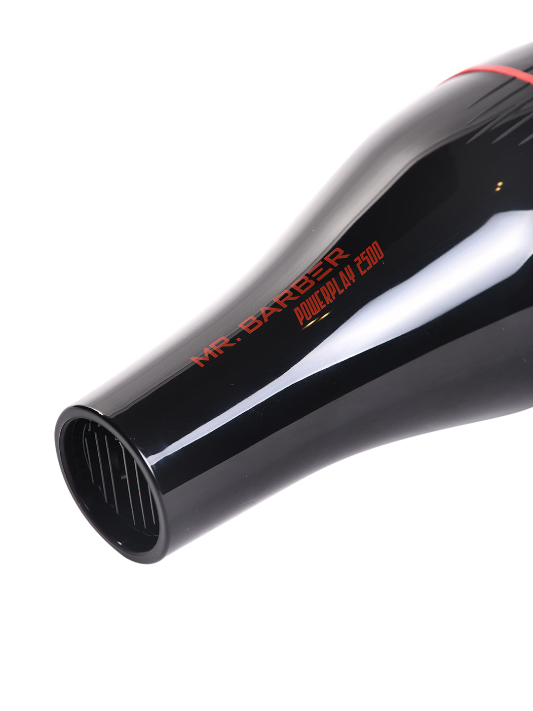 Mr. Barber MB-PP2500 Power Play with 2 Air Flow Detachable Nozzles Professional Hair Dryer, Blow Dry, Salon Style, 2200 Watts (Black) - 1 Piece