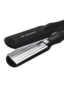Mr. Barber Urban Style Classic Crimper – Extra Wide Nano Titanium Plate Hair Crimper for Professional Styling (Black) - 1 Piece