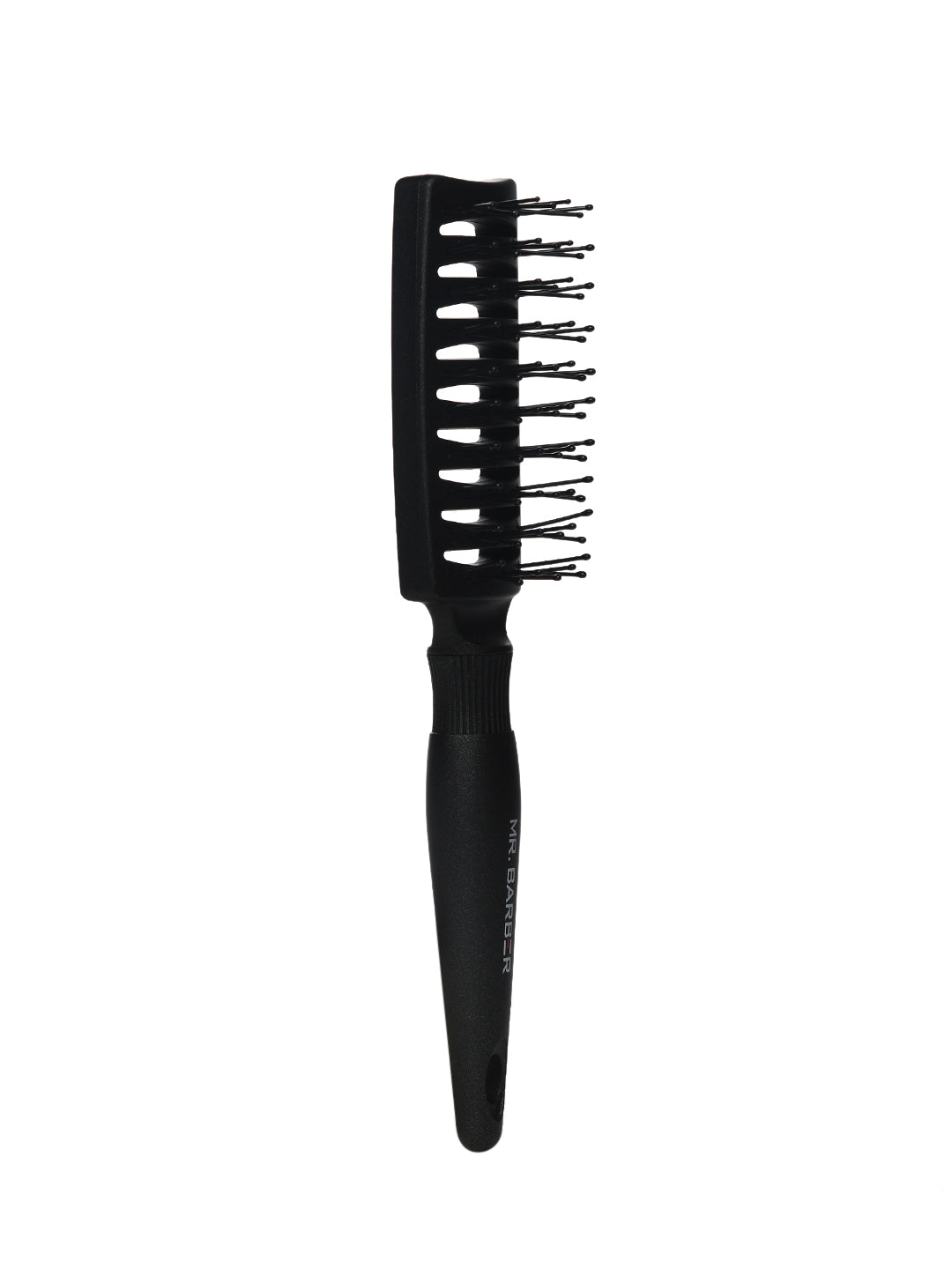 Mr. Barber Vented Drying Brush (MBVNT) | Nylon Bristles for All Hair Types | Scalp Stimulation, Shine & Quick Styling - 1 Piece