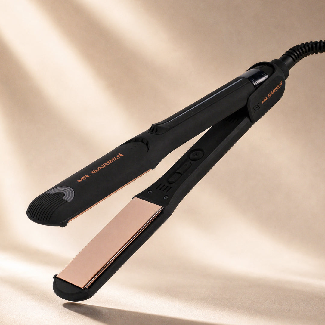 Mr. Barber Keratin Shine Pro Hair Straightener | 250°C Titanium Plates