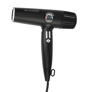 Mr. Barber Autograph Pro Smart Hair Dryer 2400 Watts - Black | Bldc Motor 70000 RPM | Quick Dry 5 Heat Modes