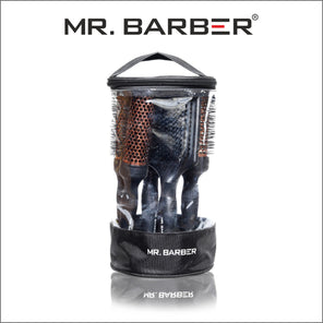 Mr. Barber Copper Ceramic Brush Kit | Includes Free Paddle Brush – Professional Hair Styling Set