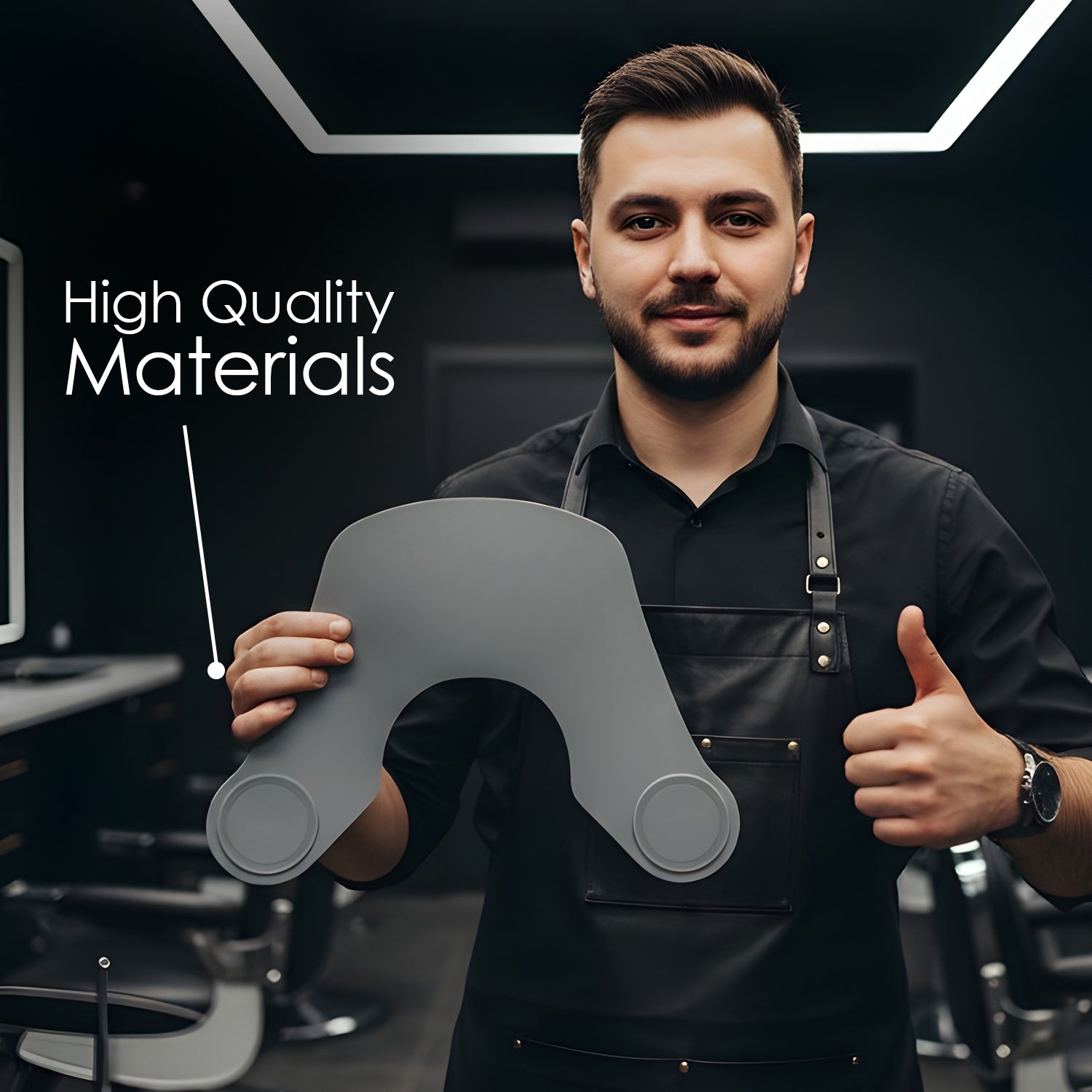 Mr. Barber Cutting Collar | For Anti-Static Hair, Smooth, Lightweight & Water-Resistant 19.2x13.7 Inches