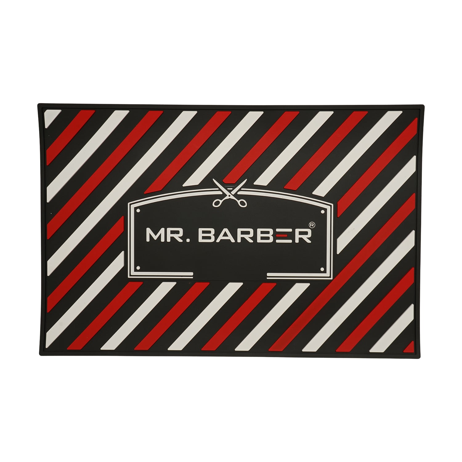 Mr. Barber Tool Mat For Salon | Anti-Slip, Heat-Resistant & Cut-Proof 17.7x11.8 Inches