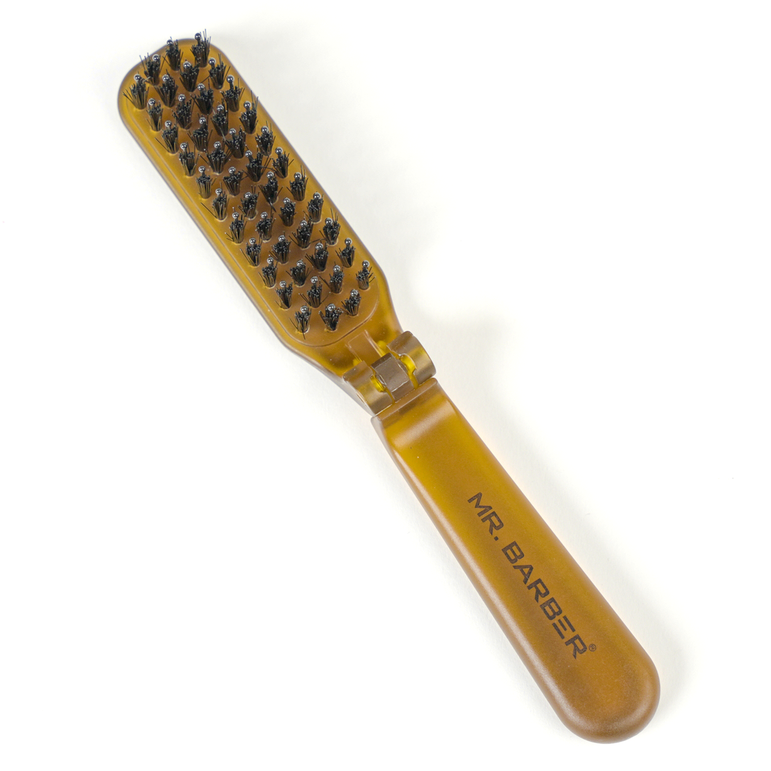 Mr. Barber Minimuse Foldable Hair Styling Brush | 180° Folding Design | Compact Travel Brush for Smooth, Tangle-Free Styling | Lightweight & Ergonomic | Suitable for All Hair Types
