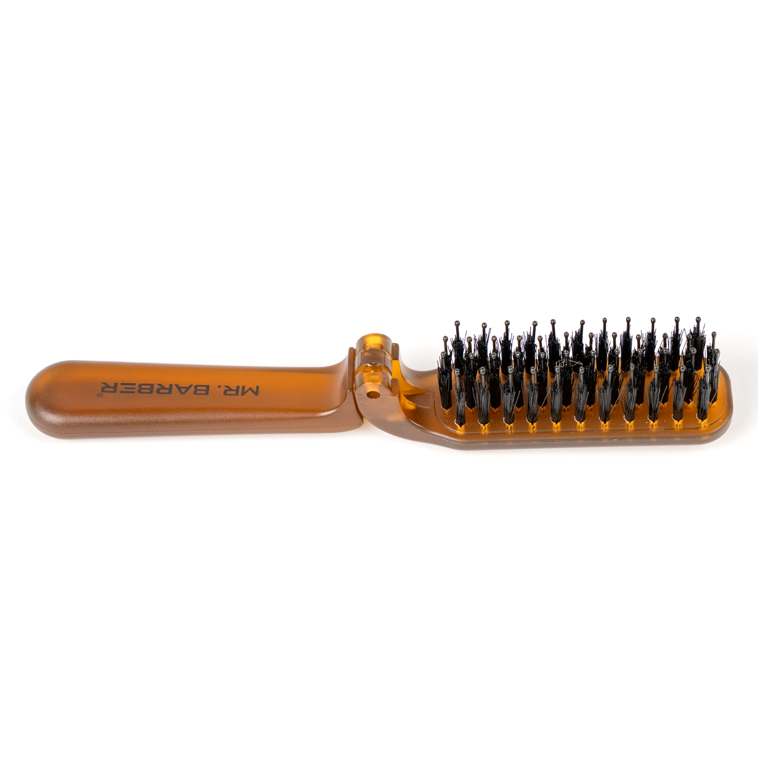 Mr. Barber Minimuse Foldable Hair Styling Brush | 180° Folding Design | Compact Travel Brush for Smooth, Tangle-Free Styling | Lightweight & Ergonomic | Suitable for All Hair Types
