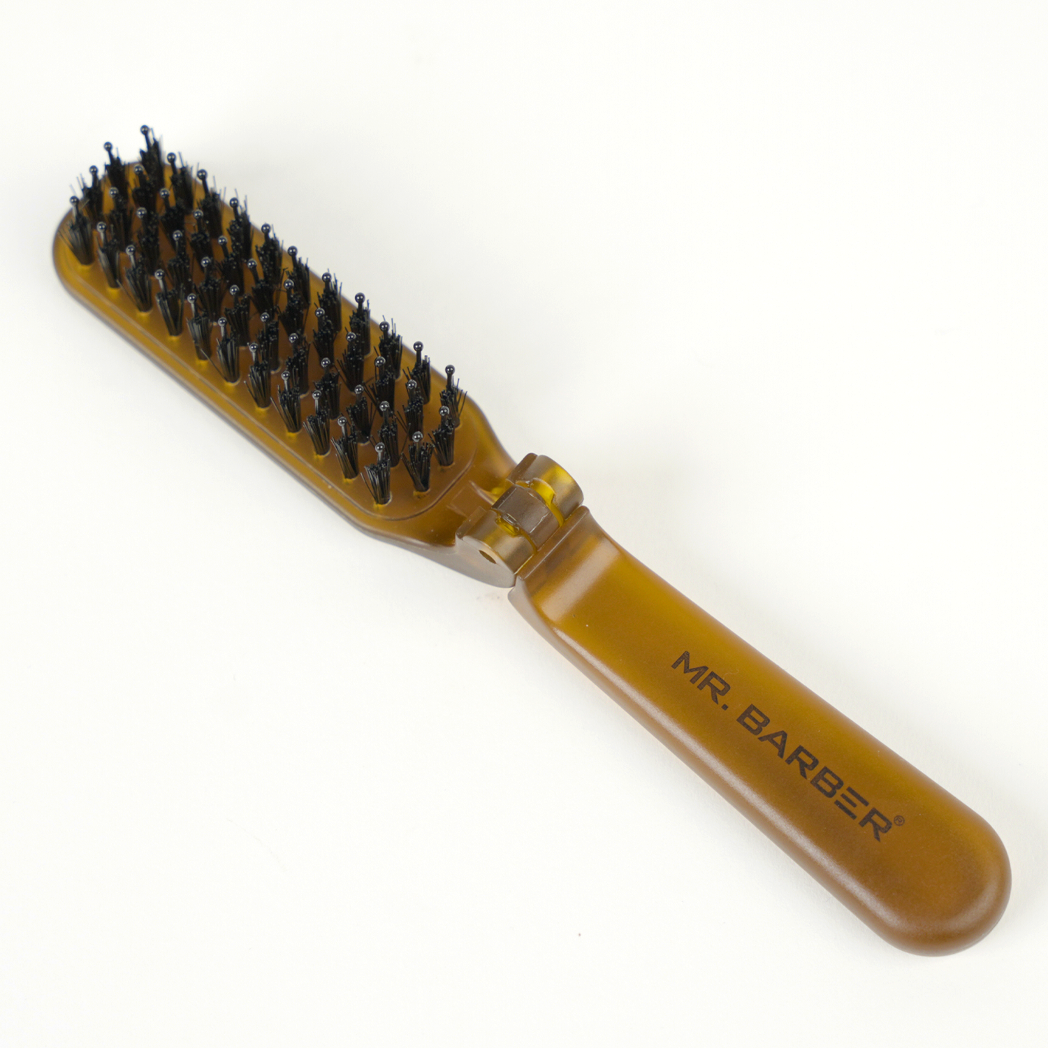 Mr. Barber Minimuse Foldable Hair Styling Brush | 180° Folding Design | Compact Travel Brush for Smooth, Tangle-Free Styling | Lightweight & Ergonomic | Suitable for All Hair Types