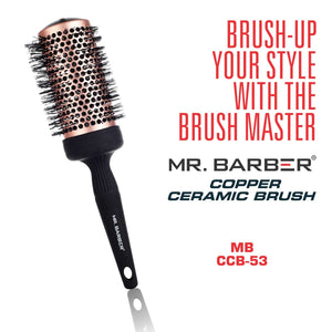Mr. Barber Copper Ceramic Brush (53mm)