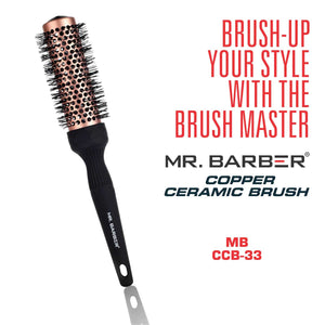 Mr. Barber Copper Ceramic Brush (33mm)
