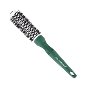 Mr. Barber Green Ceramic Ion Thermal Brush 25mm | Professional Hair Styling Brush - 1 Piece