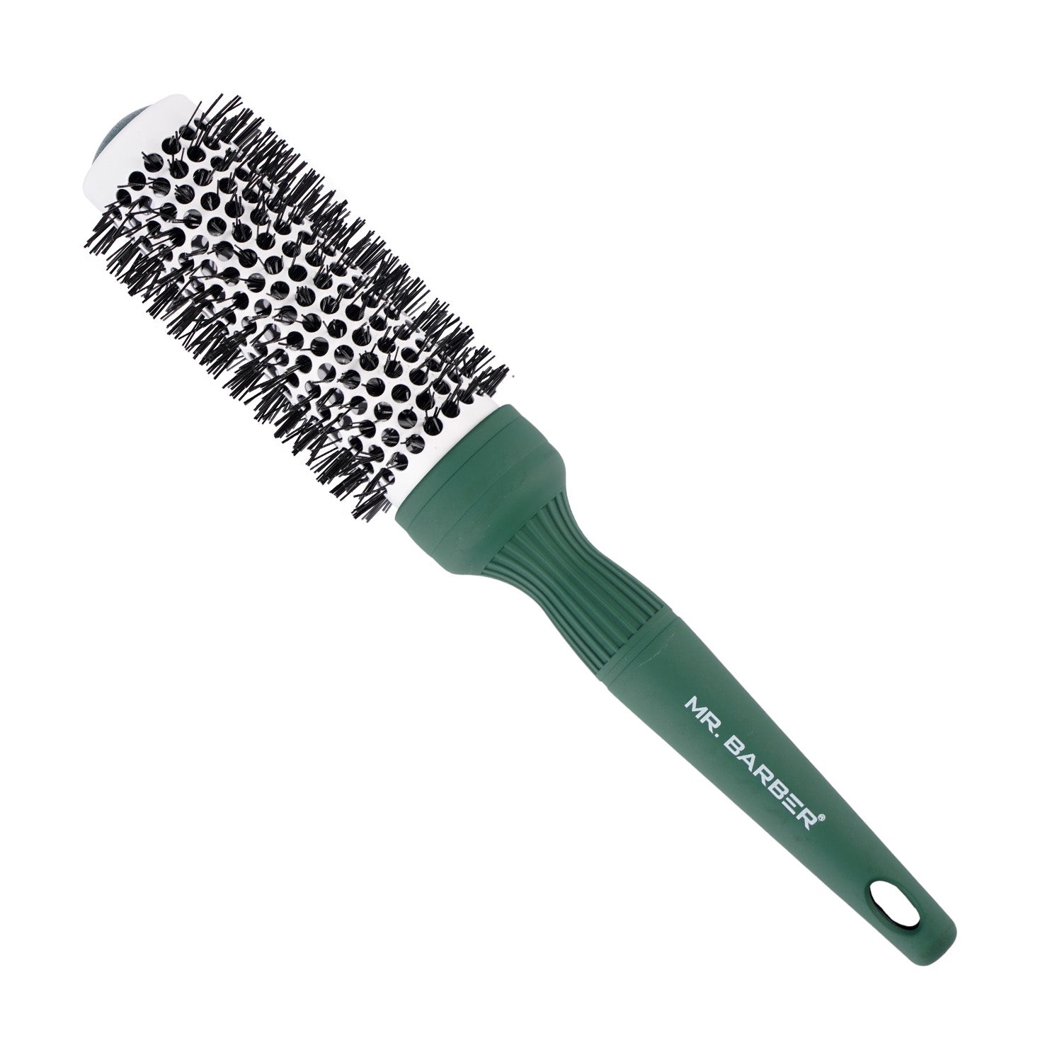 Mr. Barber Green Ceramic Ion Thermal Brush 43mm | Professional Hair Styling Brush - 1 Piece