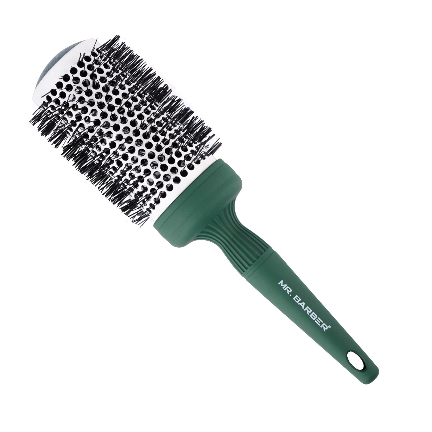 Mr. Barber Green Ceramic Ion Thermal Brush 53mm | Professional Hair Styling Brush - 1 Piece