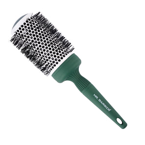 Mr. Barber Green Ceramic Ion Thermal Brush 53mm | Professional Hair Styling Brush - 1 Piece