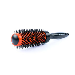 Mr. Barber 33 mm Ceramic Round Brush Large Ceramic Ion Thermal Barrel for Sleek Precise Heat Styling and Maximum Volume - 1 Piece